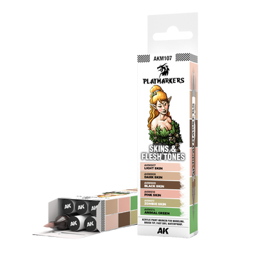 AK Interactive - PLAYMARKERS SET - SKINS & FLESH TONES