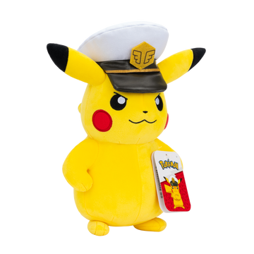 Pokémon - Peluche Capitão Pikachu 21 cm