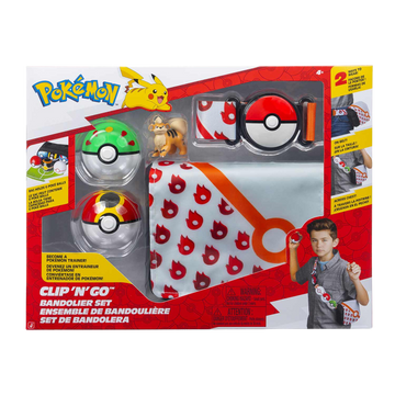 Pokémon Bolsa e Cinto Arena de Combate - Growlithe (Vermelho)