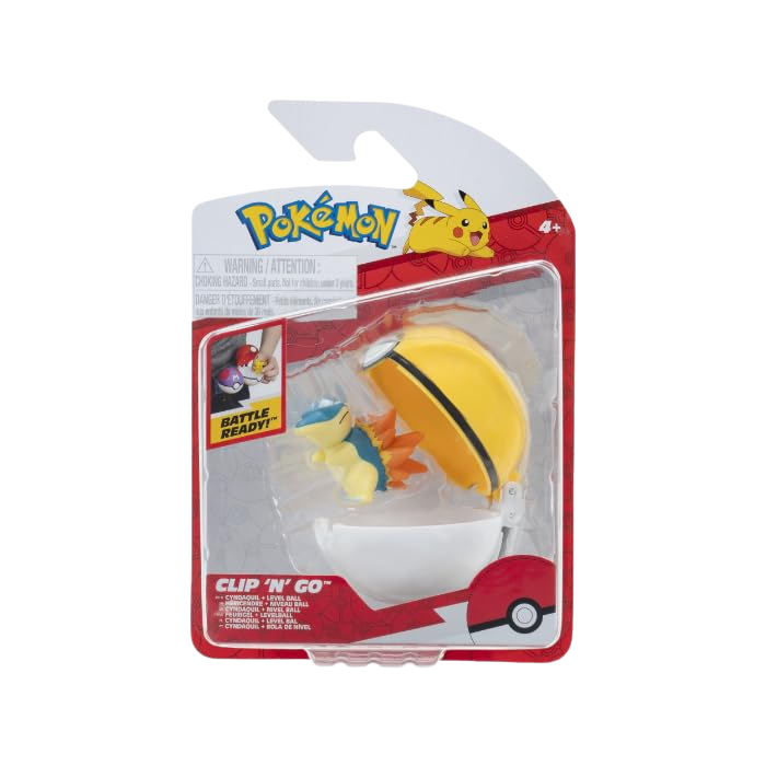 Pokémon Clip n' Go - Cyndaquil + Level Ball