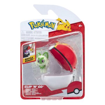 Pokémon Clip n' Go - Sprigatito + Repeat Ball