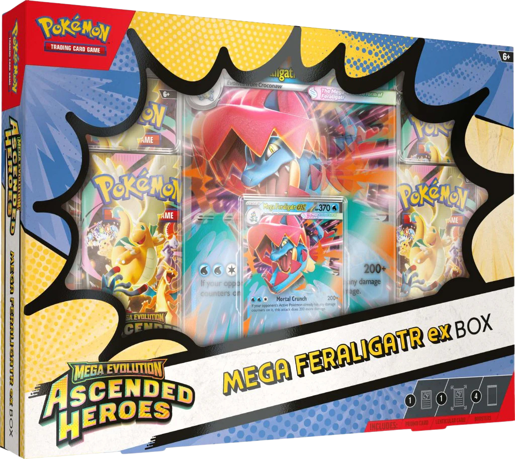 Pokémon TCG: Mega Evolution - Ascended Heroes Mega Feraligatr ex Box