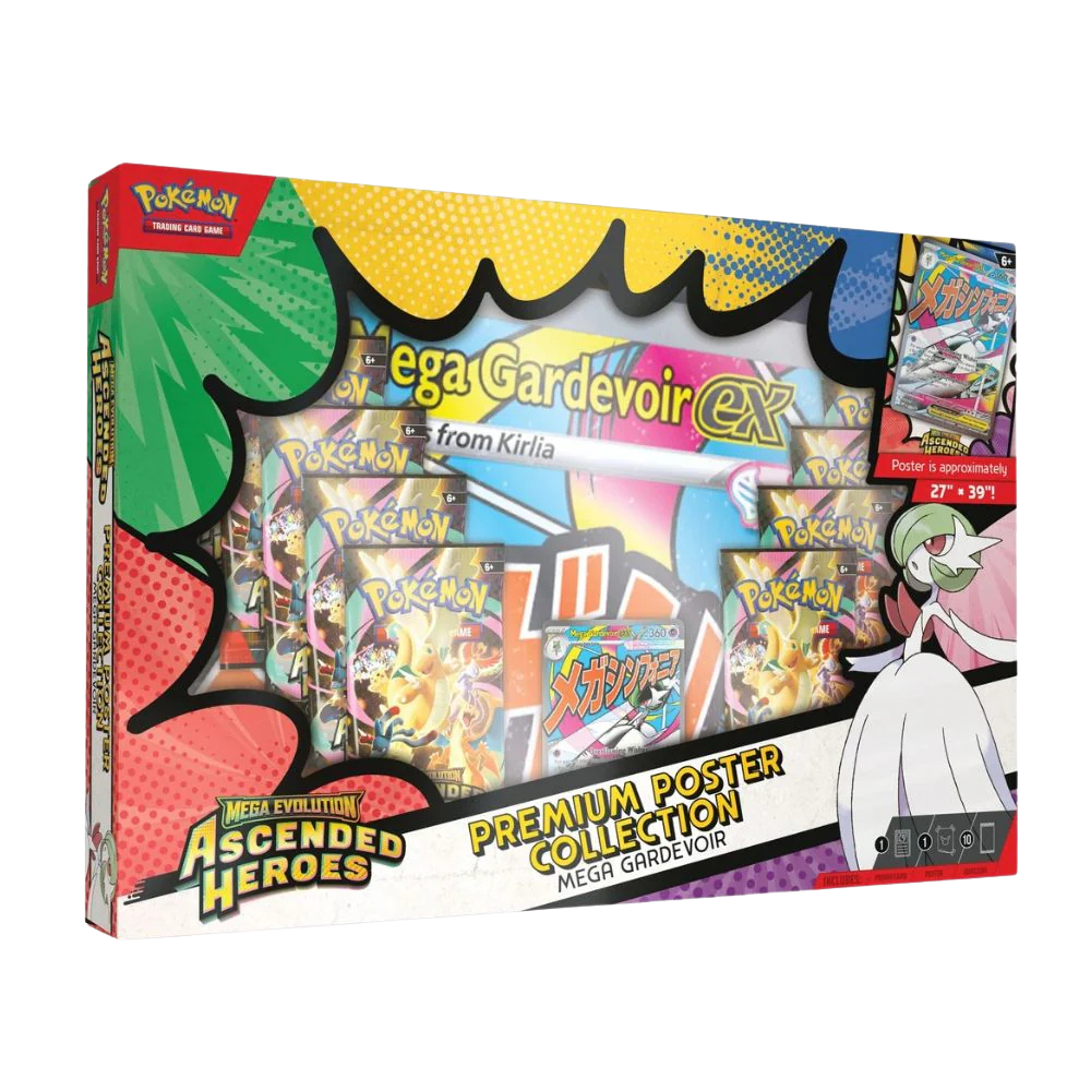 Pokémon TCG: Mega Evolution - Ascended Heroes Premium Poster Collection - Mega Gardevoir