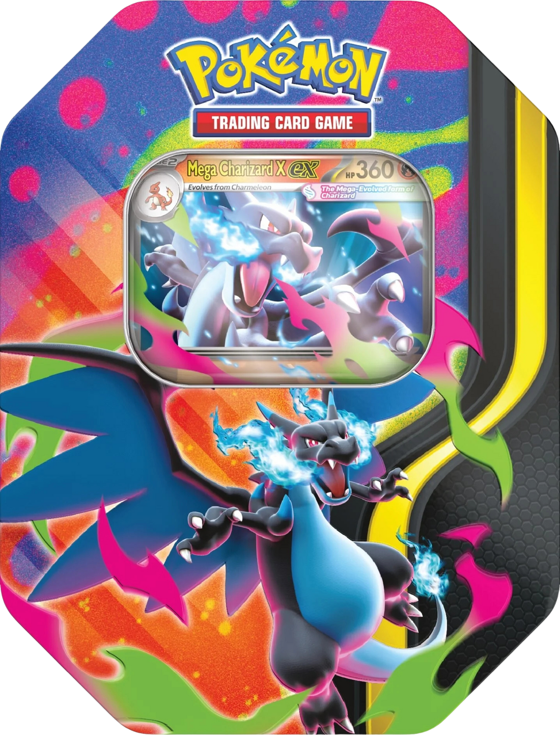 Pokémon TCG: Mega Charizard X EX Tin