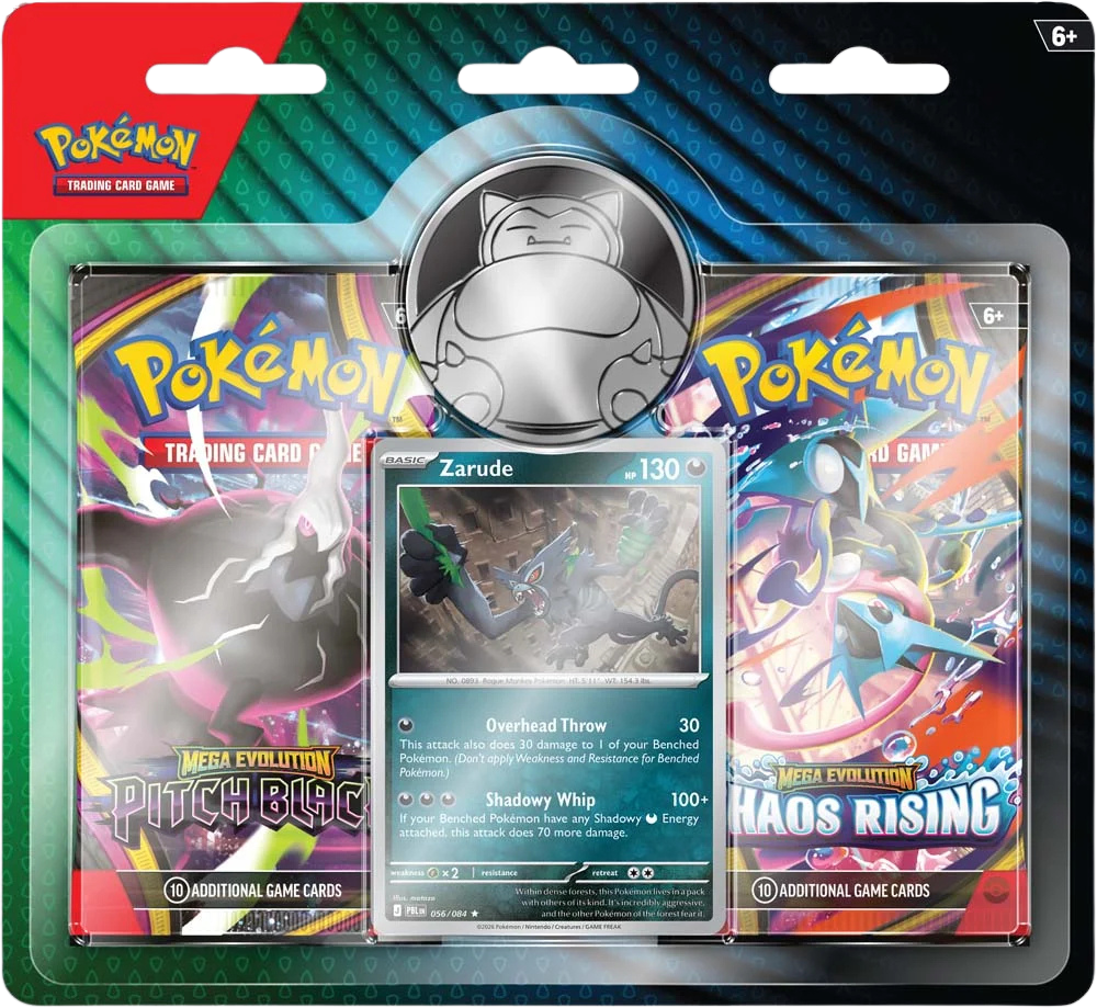 Pokémon TCG: Mega Evolution 2-Pack Blisters - Zarude