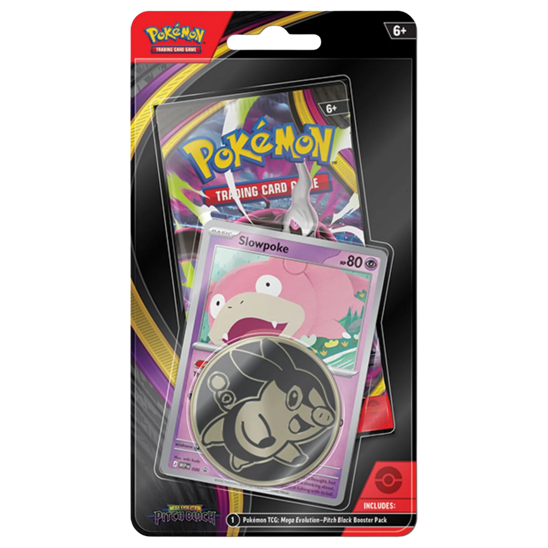 Pokémon TCG: Mega Evolution 5 - Pitch Black Checklane Blister - Slowpoke
