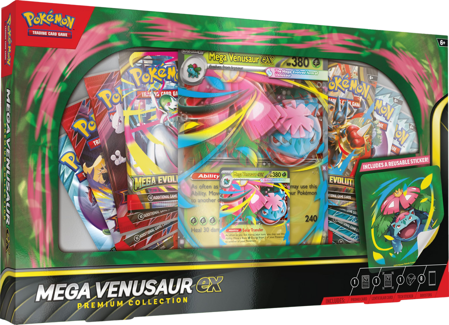 Pokémon TCG: Mega Venusaur ex Premium Collection - EN