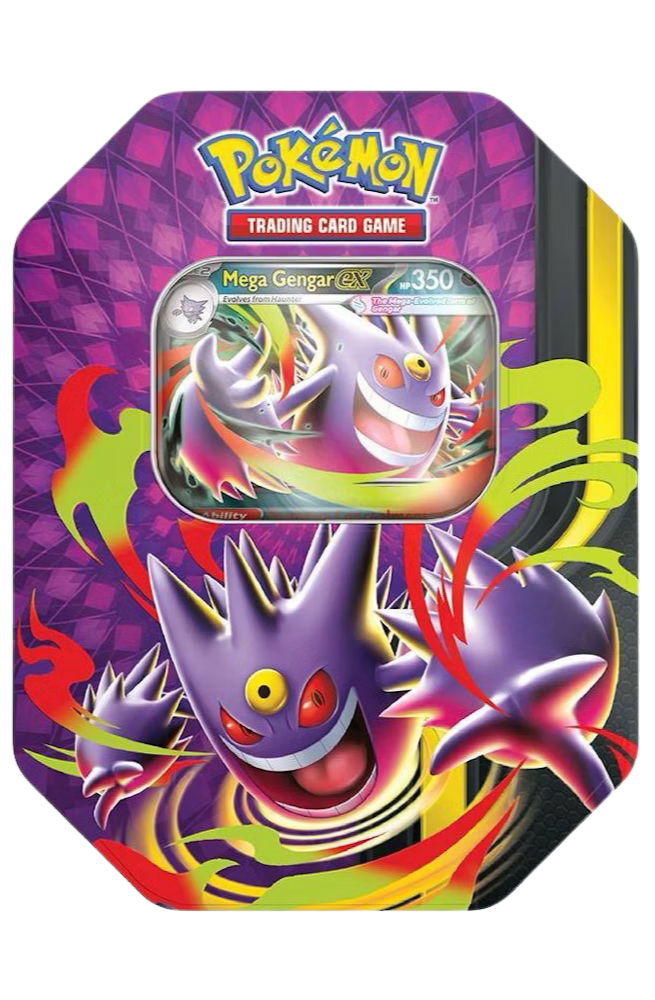 Pokémon TCG: Mega Moonlit Tin - Mega Gengar EX