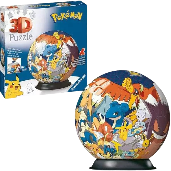 3D Puzzle-Ball - Pokémon 72pc