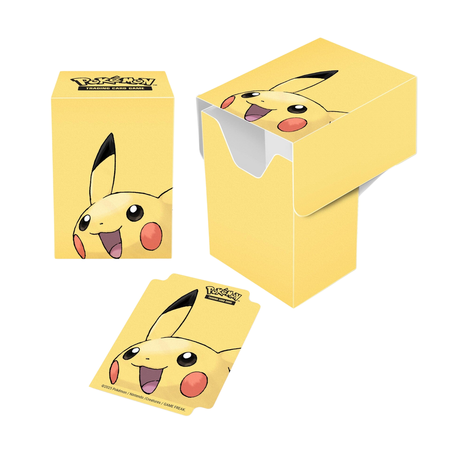 UP - Pikachu Full View Deck Box for Pokemon