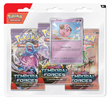 Pokémon TCG: Scarlet & Violet 5 Temporal Forces 3-Pack - Cleffa