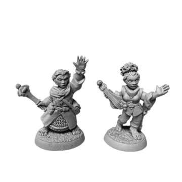 Halfling Cleric and Bard