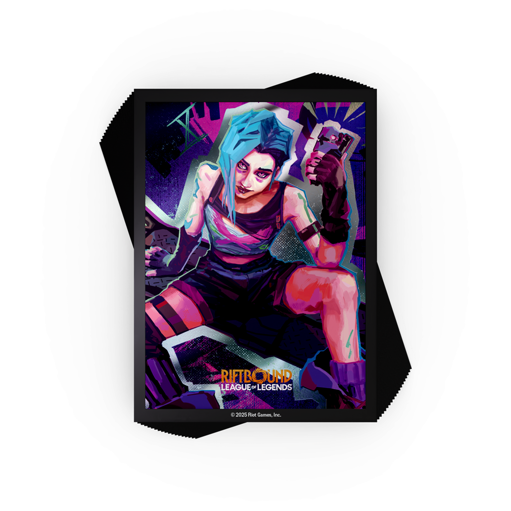 Riftbound: League of Legends TCG - Origins Jinx Art Sleeves (100 Sleeves)