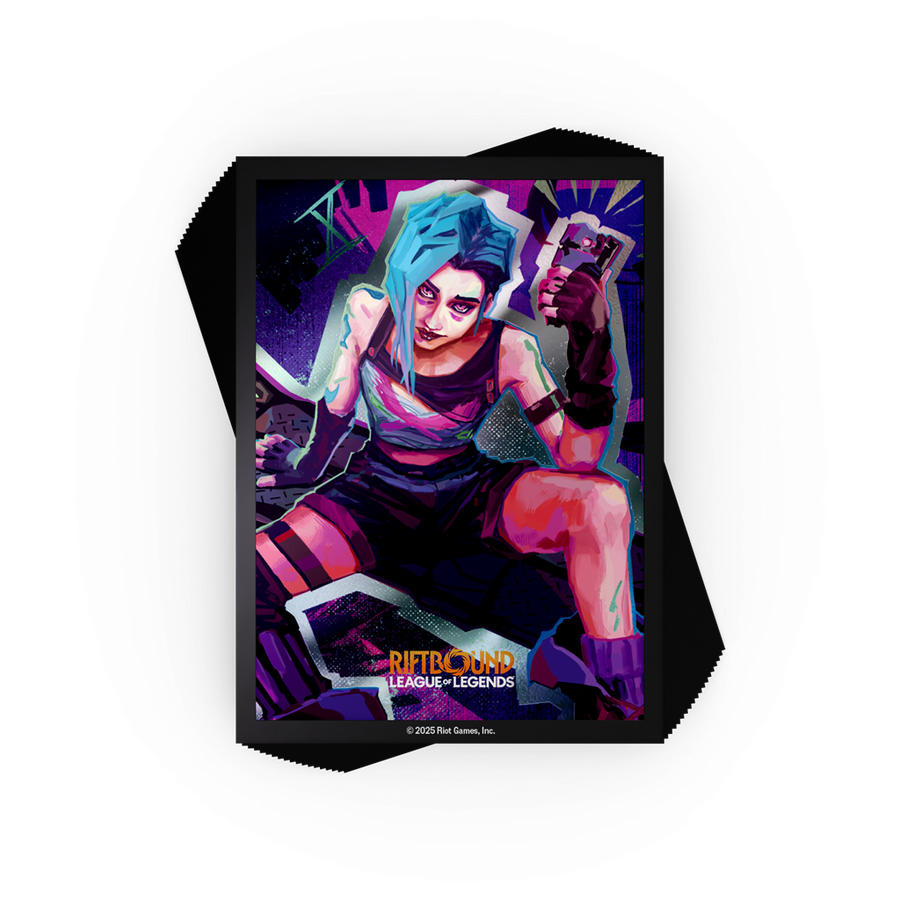 Riftbound: League of Legends TCG - Origins Jinx Art Sleeves (100 Sleeves)
