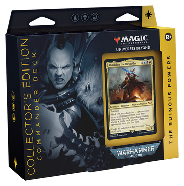 MTG - Universes Beyond: Warhammer 40,000 Collector’s Edition Commander Deck – The Ruinous Powers
