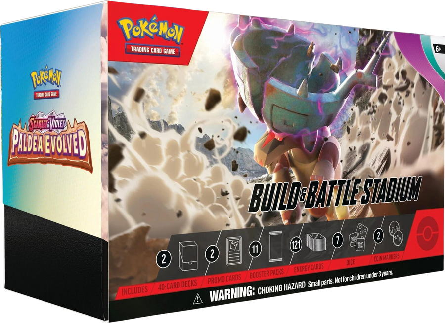 Pokémon TCG: Scarlet & Violet 2 - Paldea Evolved Build & Battle Stadium
