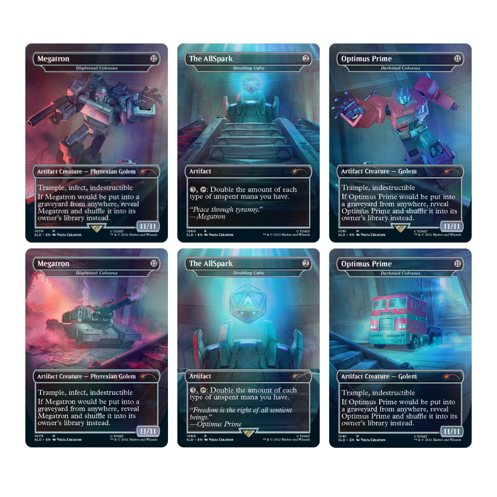 MTG - Secret Lair x Transformers: Optimus Prime vs. Megatron (Traditional Foil Edition)