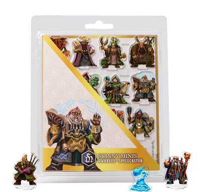 Skinny Minis - Dwarves Spellcaster