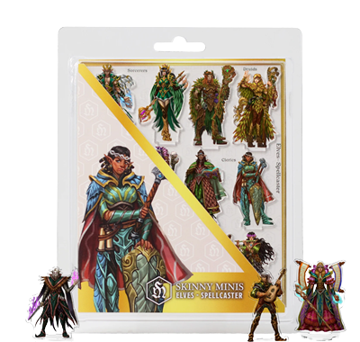 Skinny Minis - Elves Spellcaster