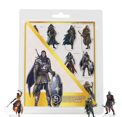 Skinny Minis - Half-Elf Combat