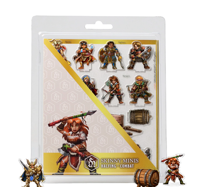 Skinny Minis - Halfling Combat