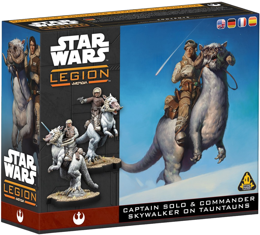Star Wars: Legion - Han Solo & Luke Skywalker on Tauntaun