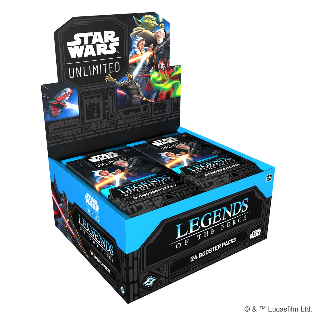 Star Wars: Unlimited - Legends of the Force Booster Display (24 Packs)
