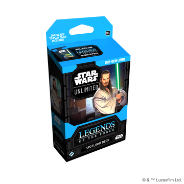 Star Wars: Unlimited - Legends of the Force Spotlight Deck - Qui-Gon Jinn