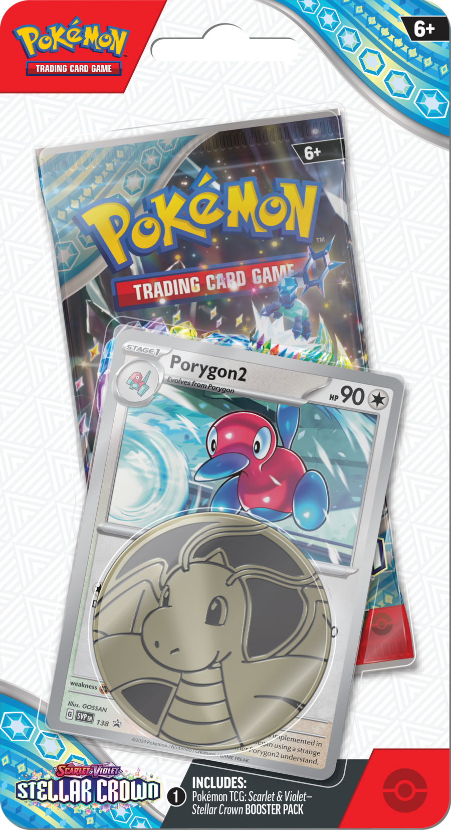 Pokémon TCG: Scarlet & Violet 7 Stellar Crown Checklane - Porygon 2
