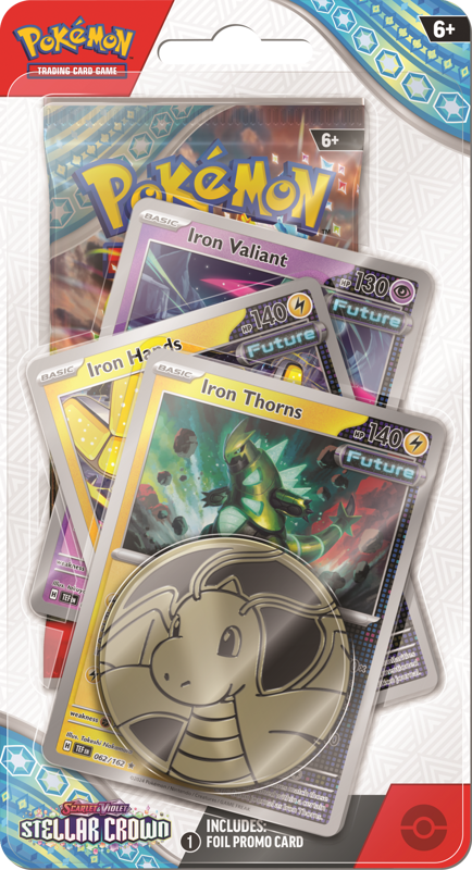 Pokémon TCG: Scarlet & Violet 7 Stellar Crown Premium Checklane - Iron Thorns/ Iron Hands/ Iron Valiant