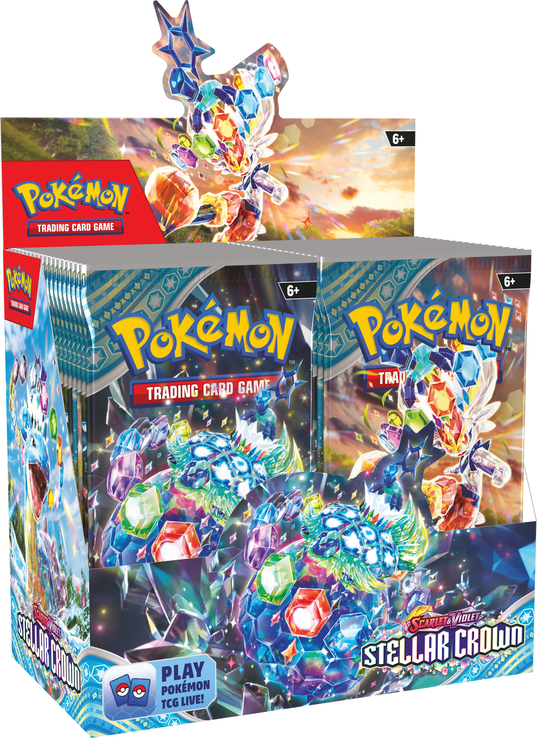 Pokémon TCG: Scarlet & Violet 7 Stellar Crown Booster Display (36 Booster)