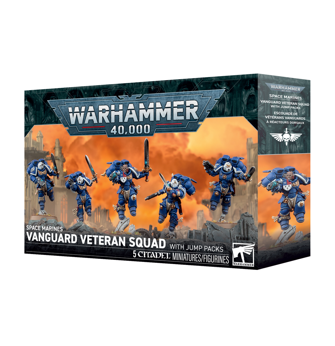 Space Marines: Vanguard Veteran Squad with Jump Packs