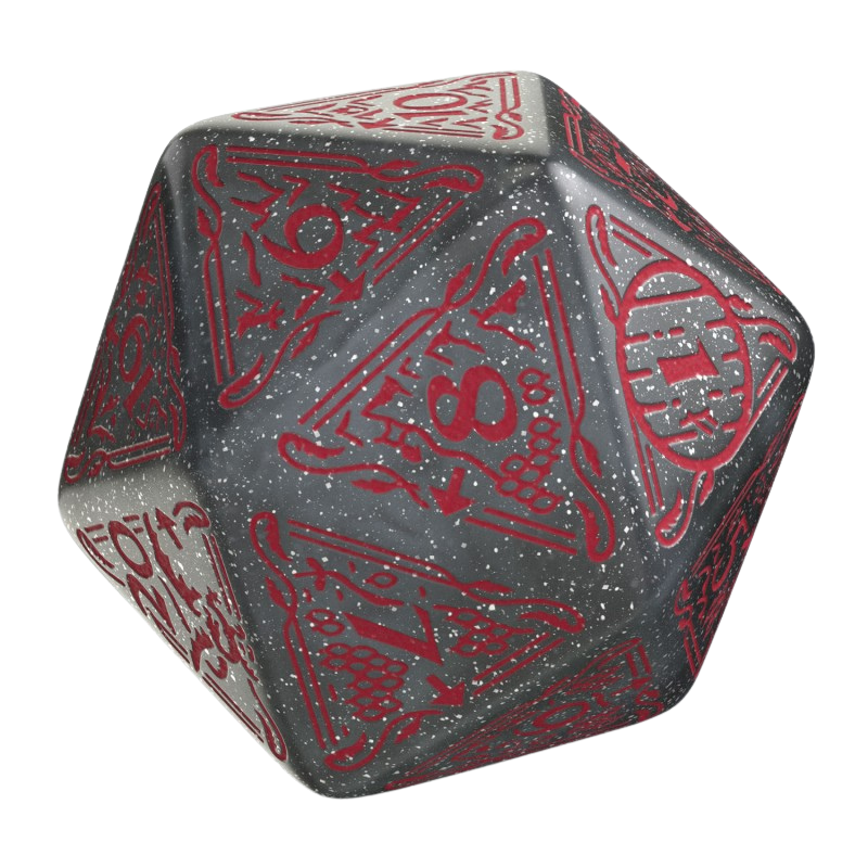 The Hobbit Spindown D20 - Lunaris TCG Jumbo Die