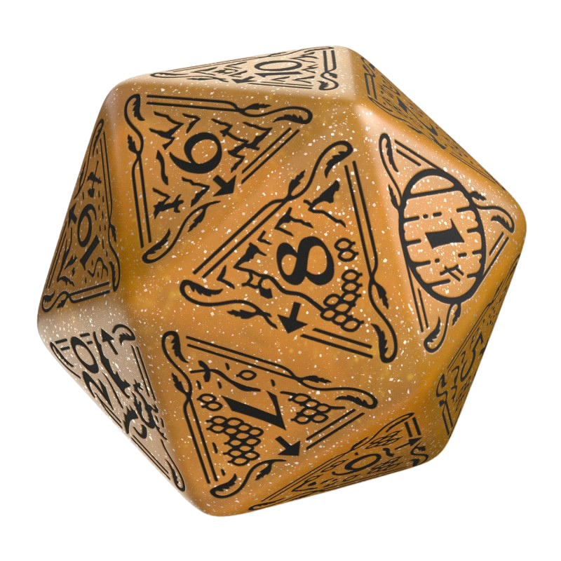 The Hobbit Spindown D20 - Solaris TCG Jumbo Die