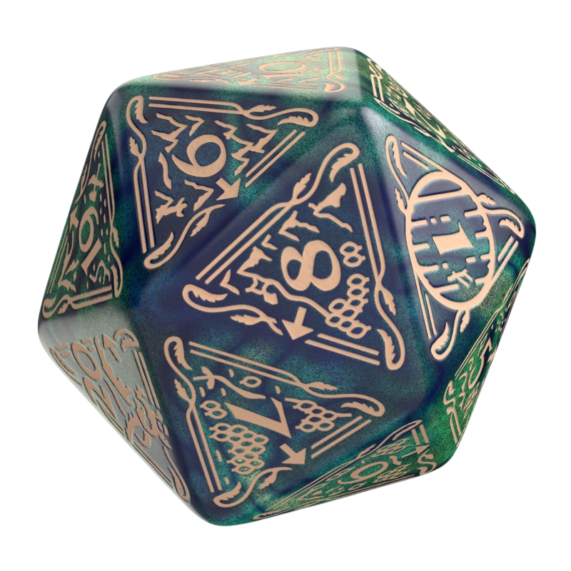 The Hobbit Spindown D20 - Tideborn TCG Jumbo Die