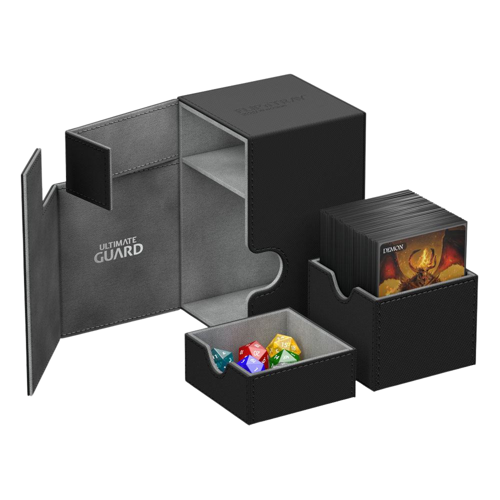 Ultimate Guard Flip´n´Tray Deck Case 100+ Standard Size XenoSkin Black