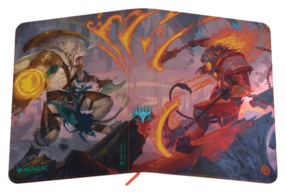 Ultimate Guard Zipfolio 360 Xenoskin Magic: The Gathering "Reality Fracture" - Ajani Resolute / Ajani Unrelenting