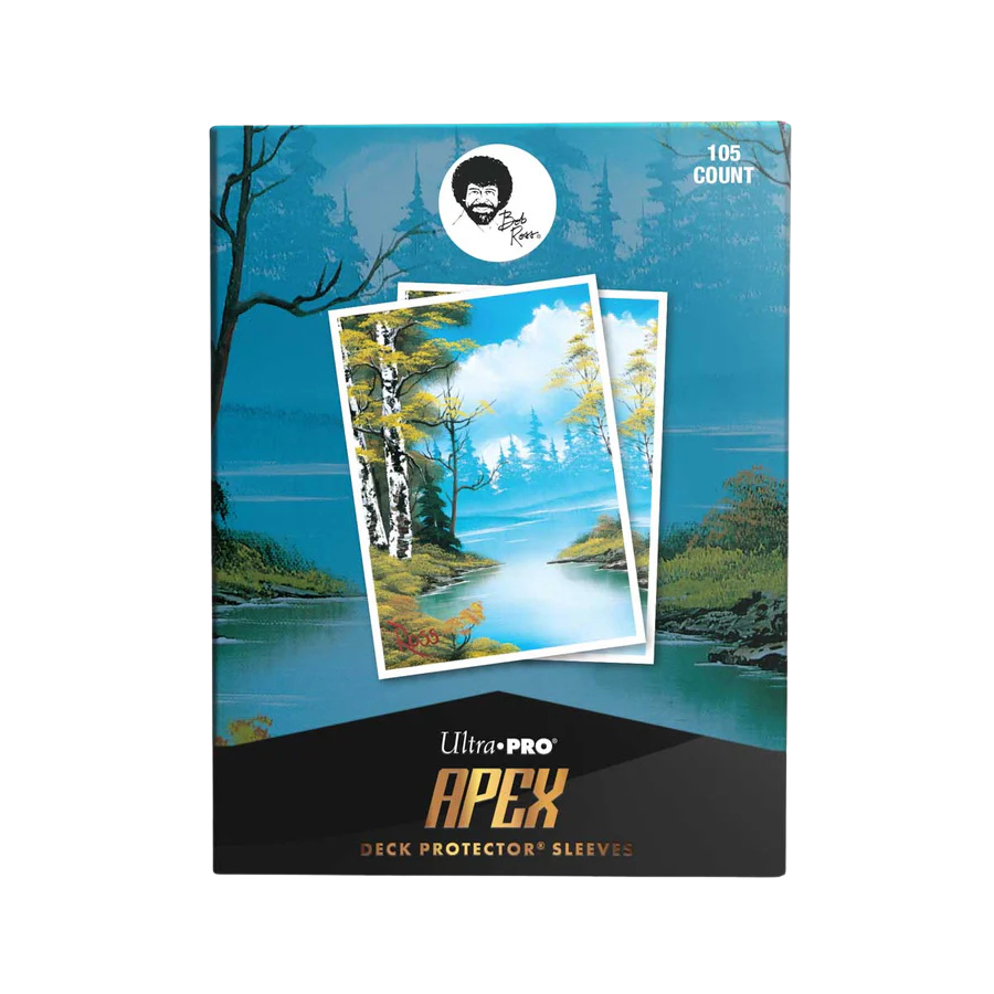 UP - Bob Ross Lakeside Path 105ct APEX Deck Protector Sleeves