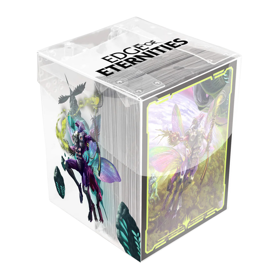UP - MTG Edge of Eternities 100ct Deck Protector Sleeves in Clear Box - World Shaper