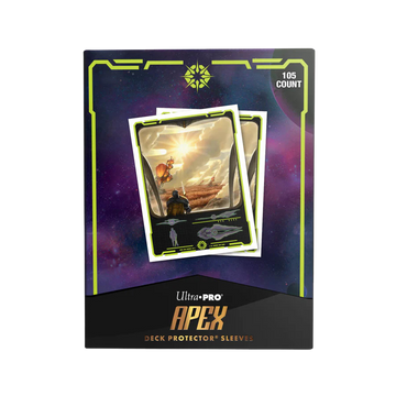 UP - MTG Edge of Eternities 105ct Apex Deck Protector sleeves - Adagia, Windswept Bastion