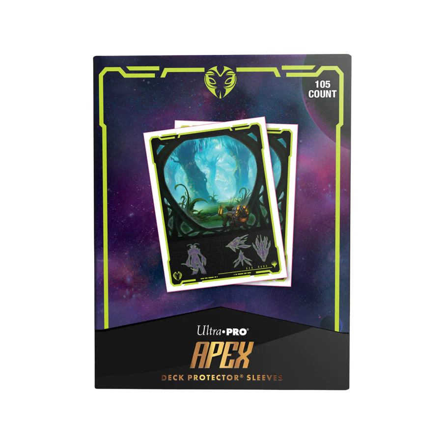 UP - MTG Edge of Eternities 105ct Apex Deck Protector sleeves - Evendo, Waking Haven