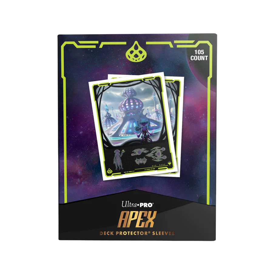 UP - MTG Edge of Eternities 105ct Apex Deck Protector sleeves - Uthros, Titanic Godcore