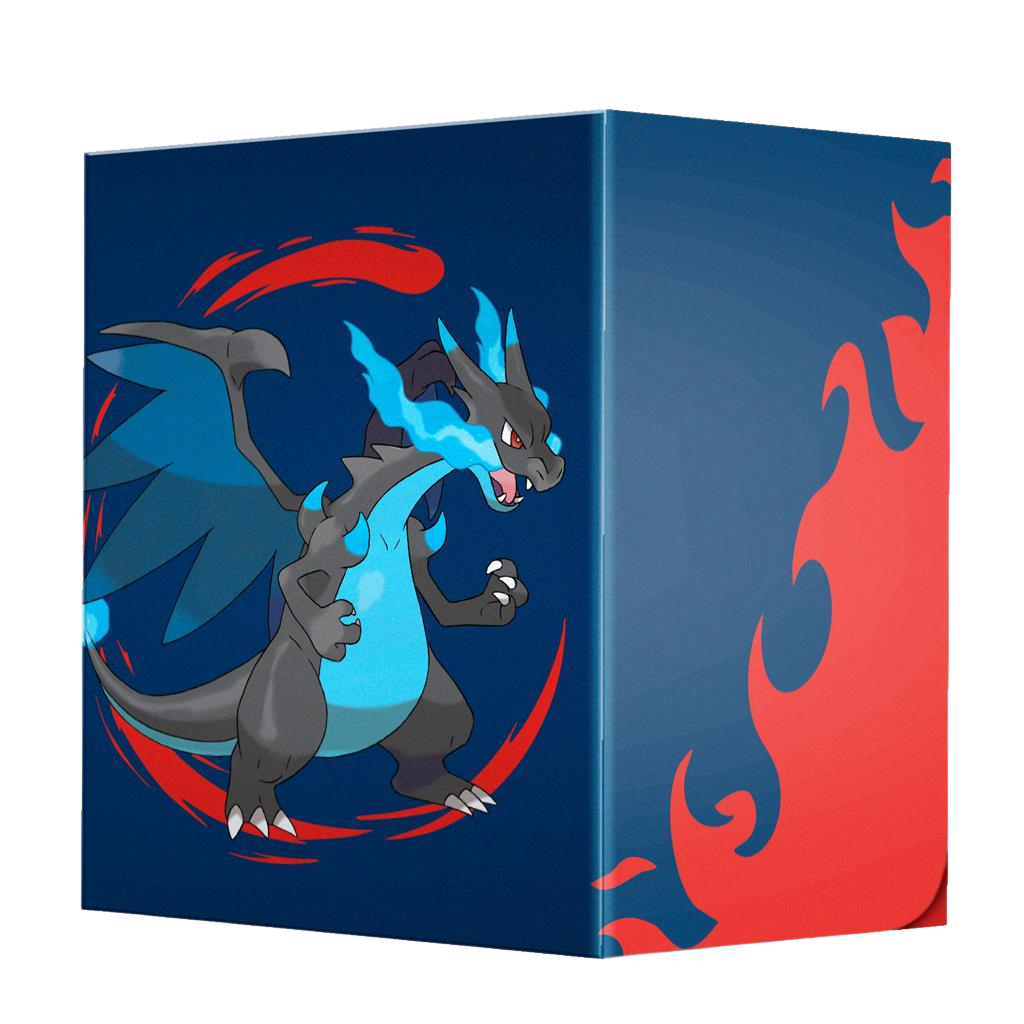 UP - Mega Charizard X 100+ Deck Box for the Pokémon Trading Card Game