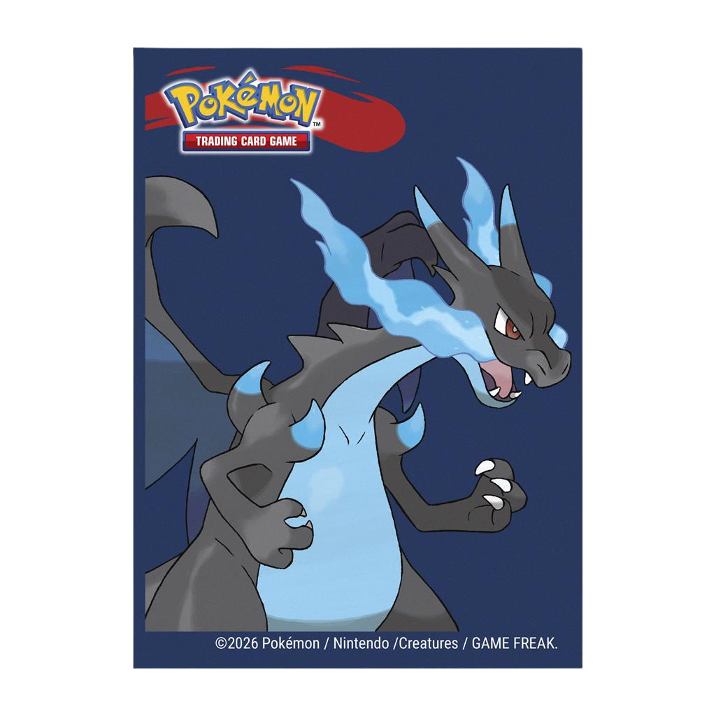 UP - Mega Charizard X 65ct Deck Protector Sleeves for the Pokémon Trading Card Game