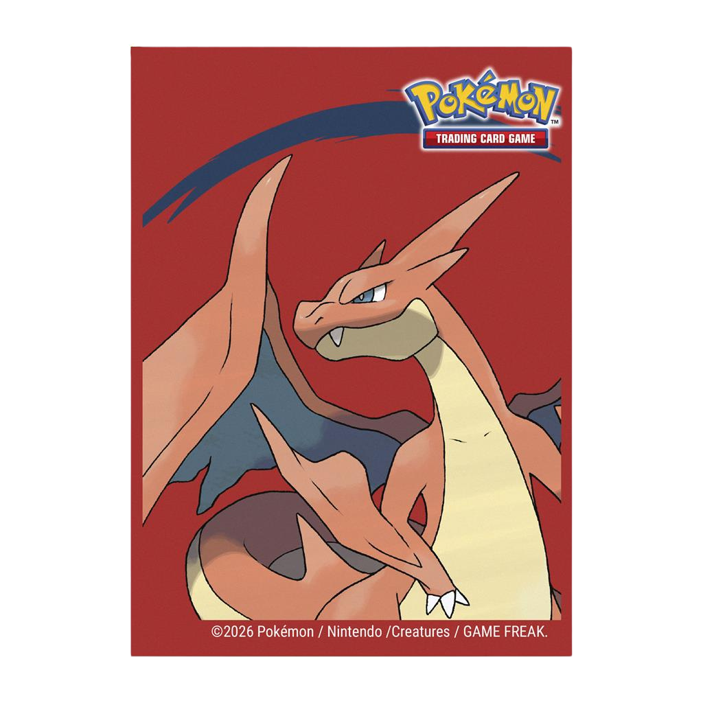 UP - Mega Charizard Y 65ct Deck Protector Sleeves for the Pokémon Trading Card Game