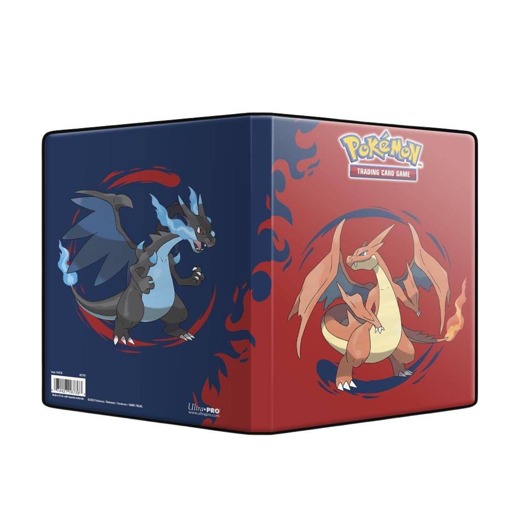 UP - Mega Charizard X and Mega Charizard Y 4-Pocket Portfolio for the Pokémon Trading Card Game