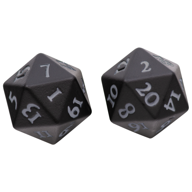 UP - Vivid Heavy Metal Dice: Black