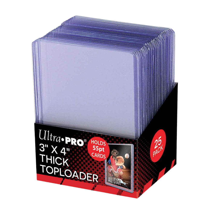 UP - Toploader - 3" X 4" Action Packed 55PT Toploader (25 pieces)