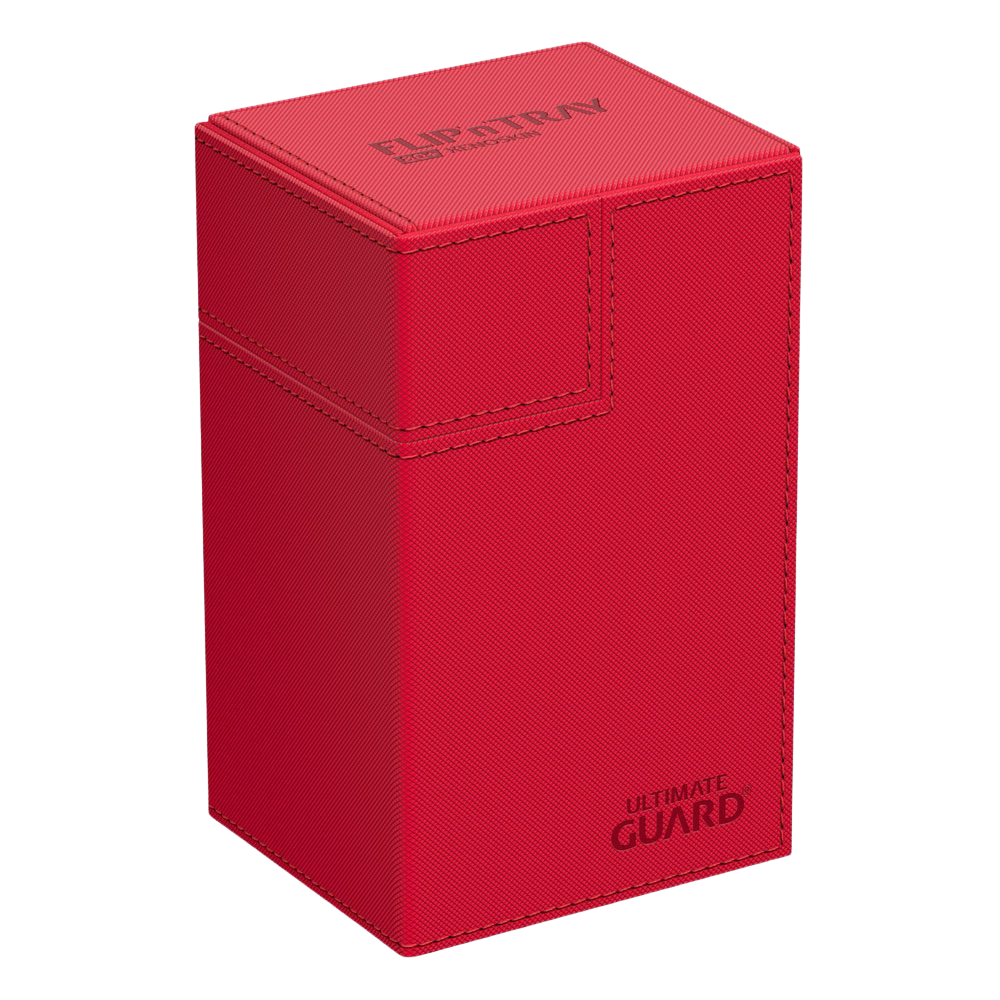 Ultimate Guard Flip`n`Tray 80+ XenoSkin Monocolor Red