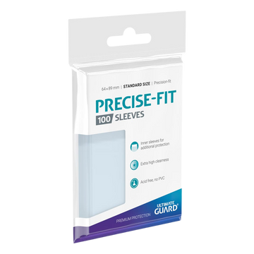 Ultimate Guard Precise-Fit Sleeves Standard Size Transparent (100)